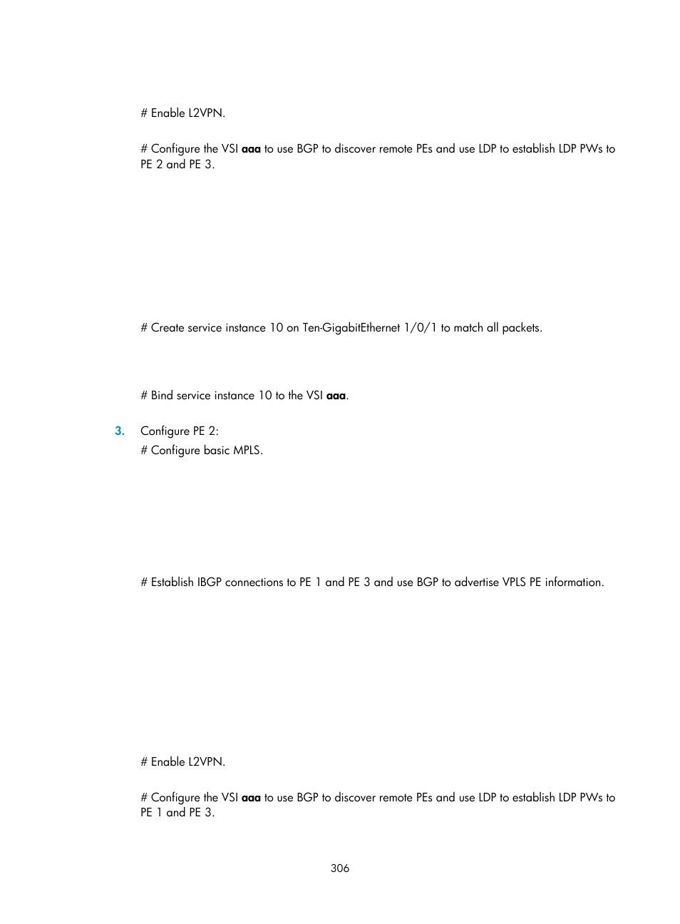 Configuring an ac | H3C Technologies H3C S12500-X Series Switches User Manual | Page 317 / 397