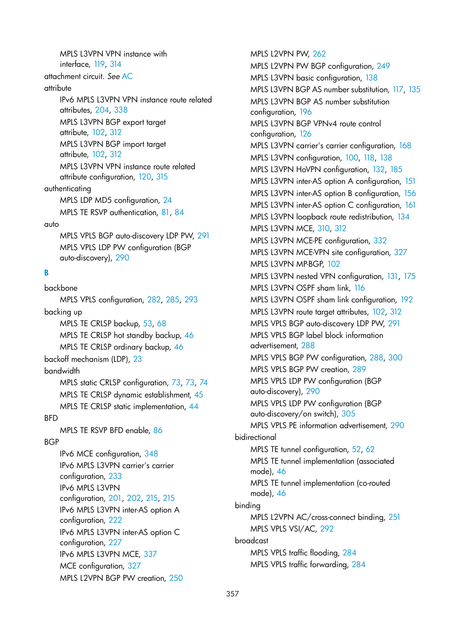 Configuring a pw class, Configuring a static pw | H3C Technologies H3C S12500-X Series Switches User Manual | Page 368 / 397