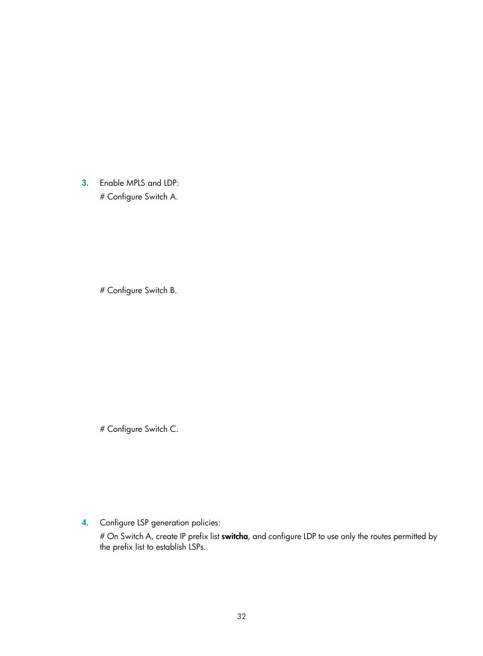 Configuring ldp backoff | H3C Technologies H3C S12500-X Series Switches User Manual | Page 43 / 397