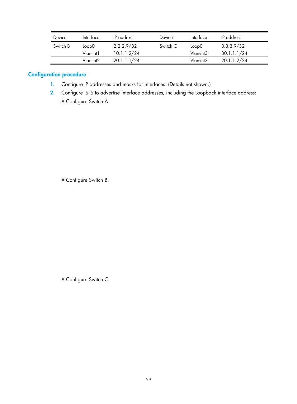Configuration procedure, Mpls te basic concepts, Static crlsp establishment | Dynamic crlsp establishment | H3C Technologies H3C S12500-X Series Switches User Manual | Page 70 / 397
