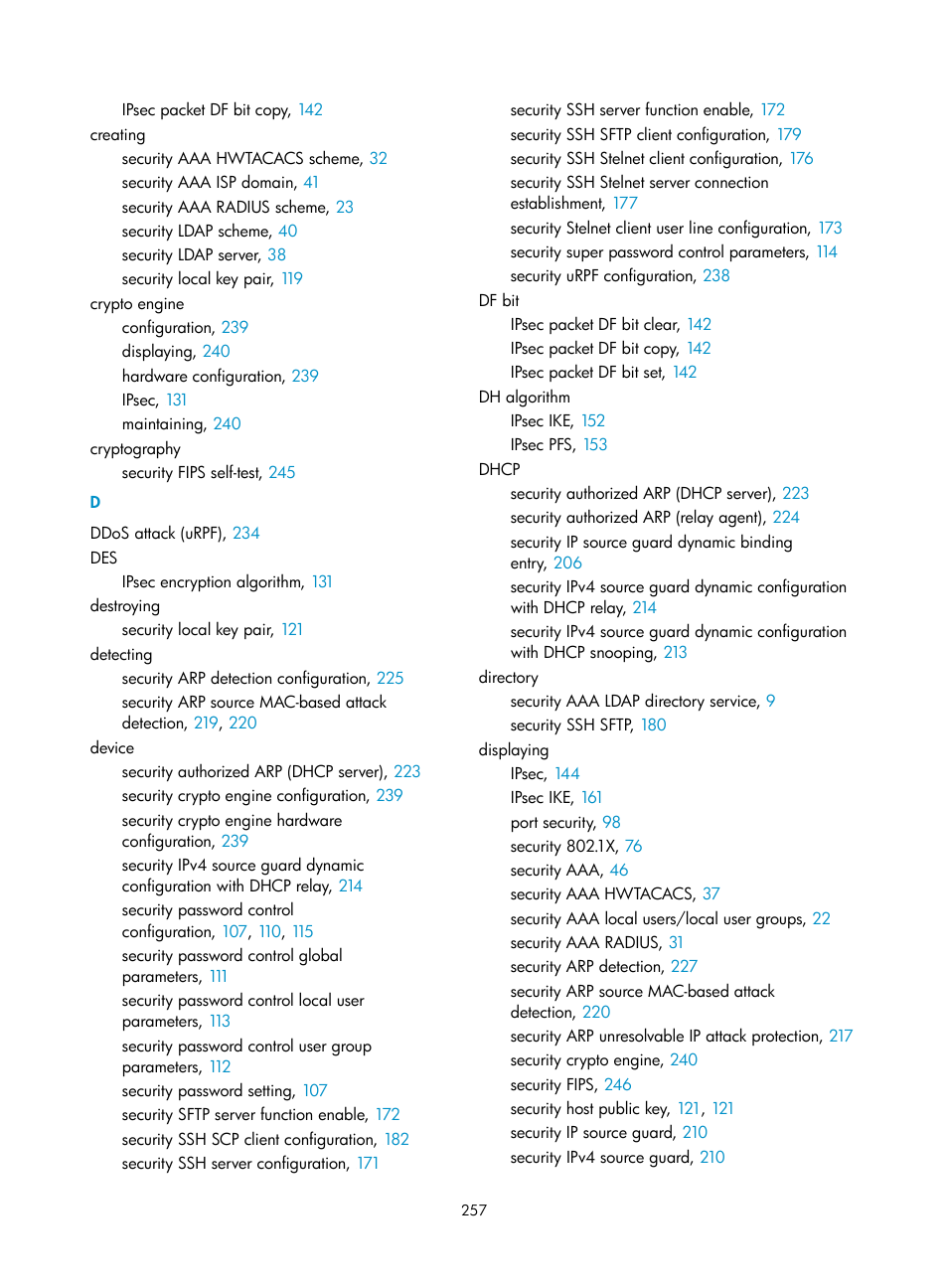 H3C Technologies H3C S12500-X Series Switches User Manual | Page 269 / 294