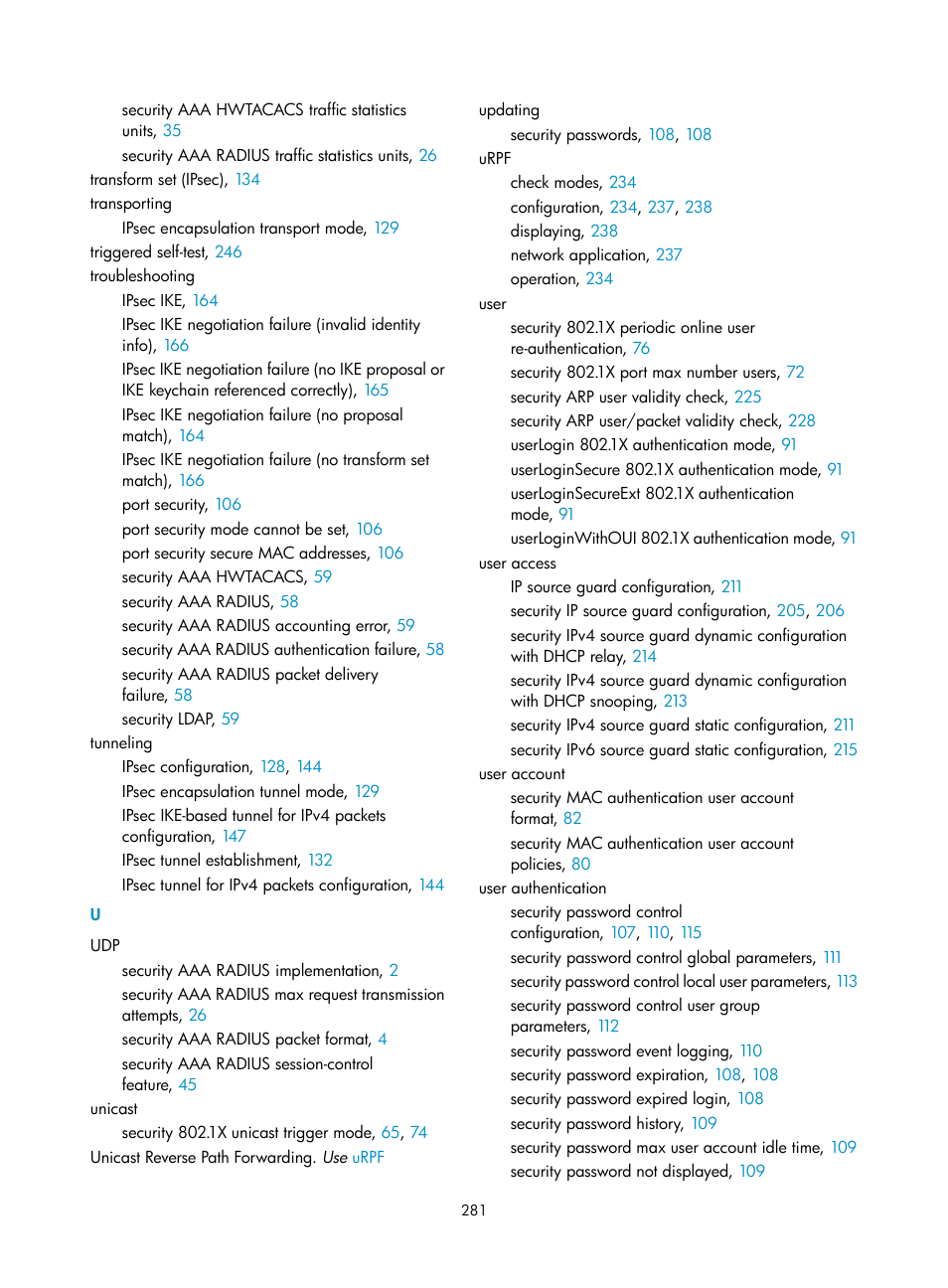 Configuring the ipv4 source guard function, Enabling ipv4 source guard on an interface | H3C Technologies H3C S12500-X Series Switches User Manual | Page 293 / 294