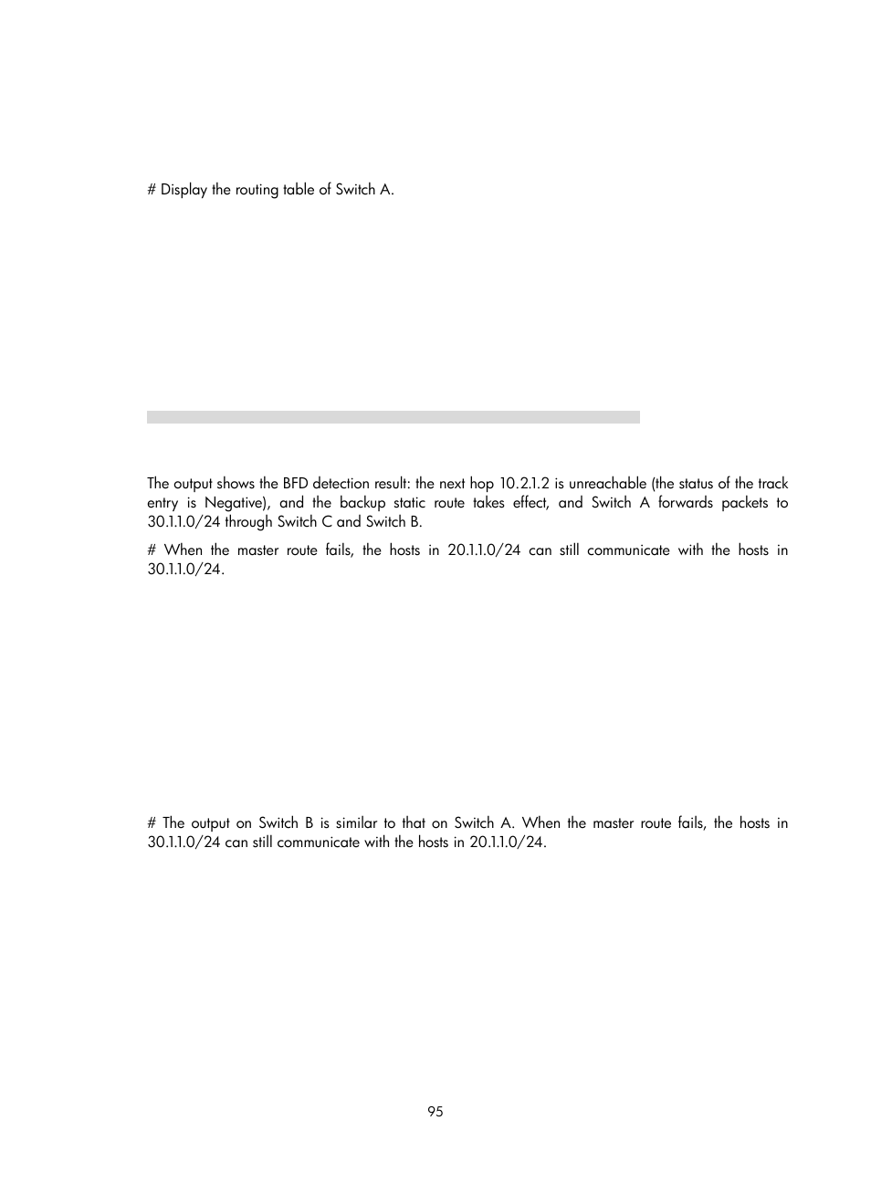 Bfd session establishment, Bfd session modes and operating modes | H3C Technologies H3C S12500-X Series Switches User Manual | Page 103 / 120