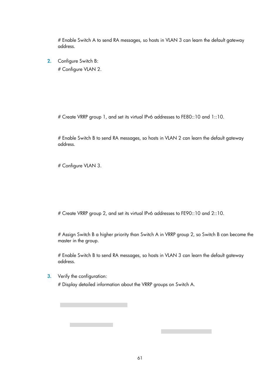 Vrrp application | H3C Technologies H3C S12500-X Series Switches User Manual | Page 69 / 120