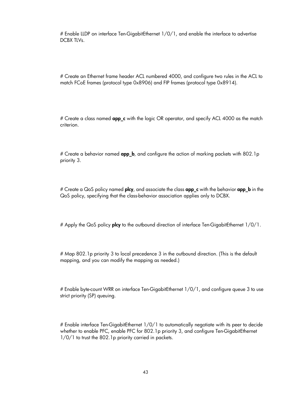 Setting a fabric name, Setting the switch priority | H3C Technologies H3C S12500-X Series Switches User Manual | Page 52 / 136