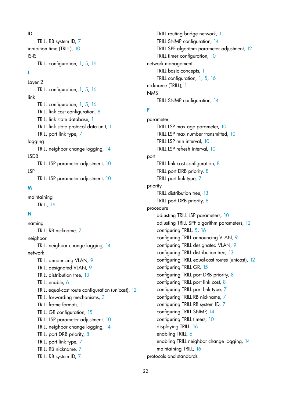 Displaying and maintaining trill | H3C Technologies H3C S12500-X Series Switches User Manual | Page 28 / 29