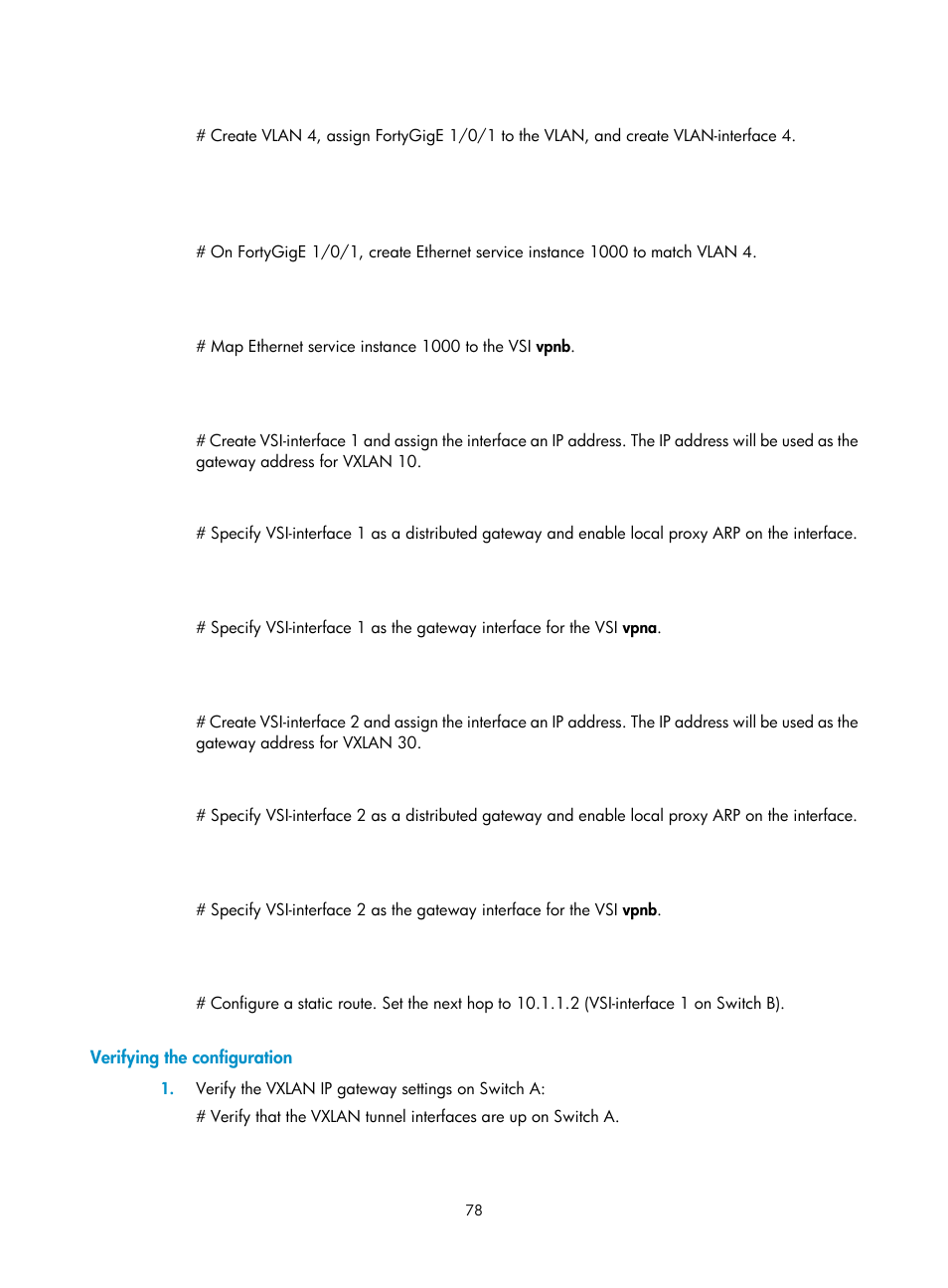 Verifying the configuration | H3C Technologies H3C S12500-X Series Switches User Manual | Page 85 / 95