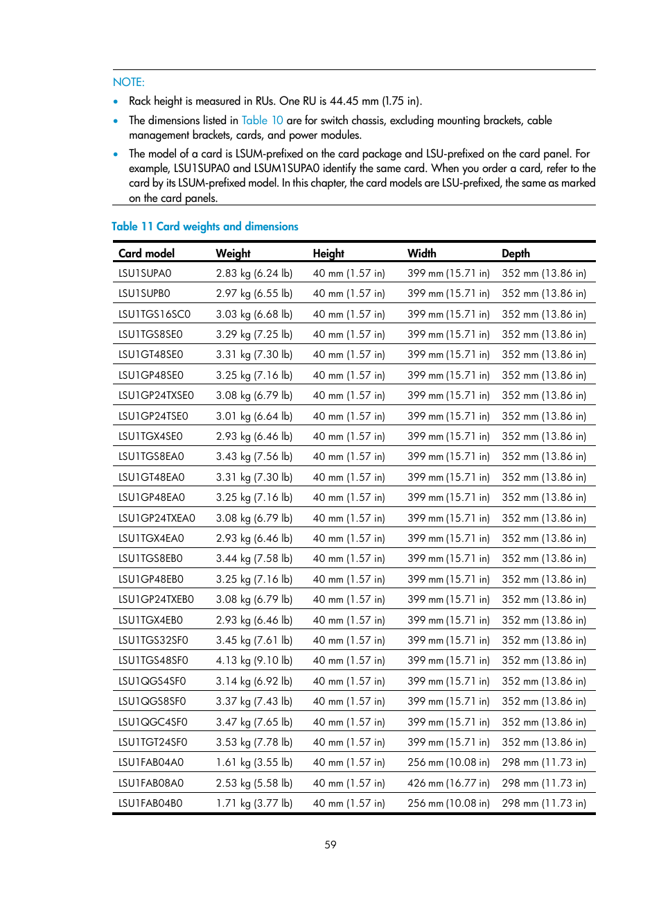 H3C Technologies H3C S10500 Series Switches User Manual | Page 67 / 115
