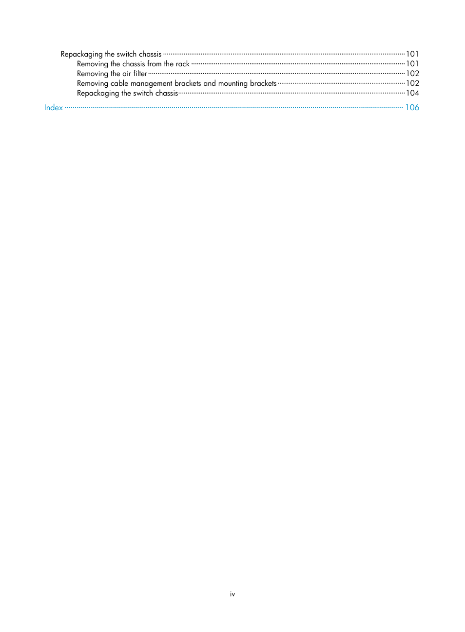H3C Technologies H3C S10500 Series Switches User Manual | Page 8 / 115