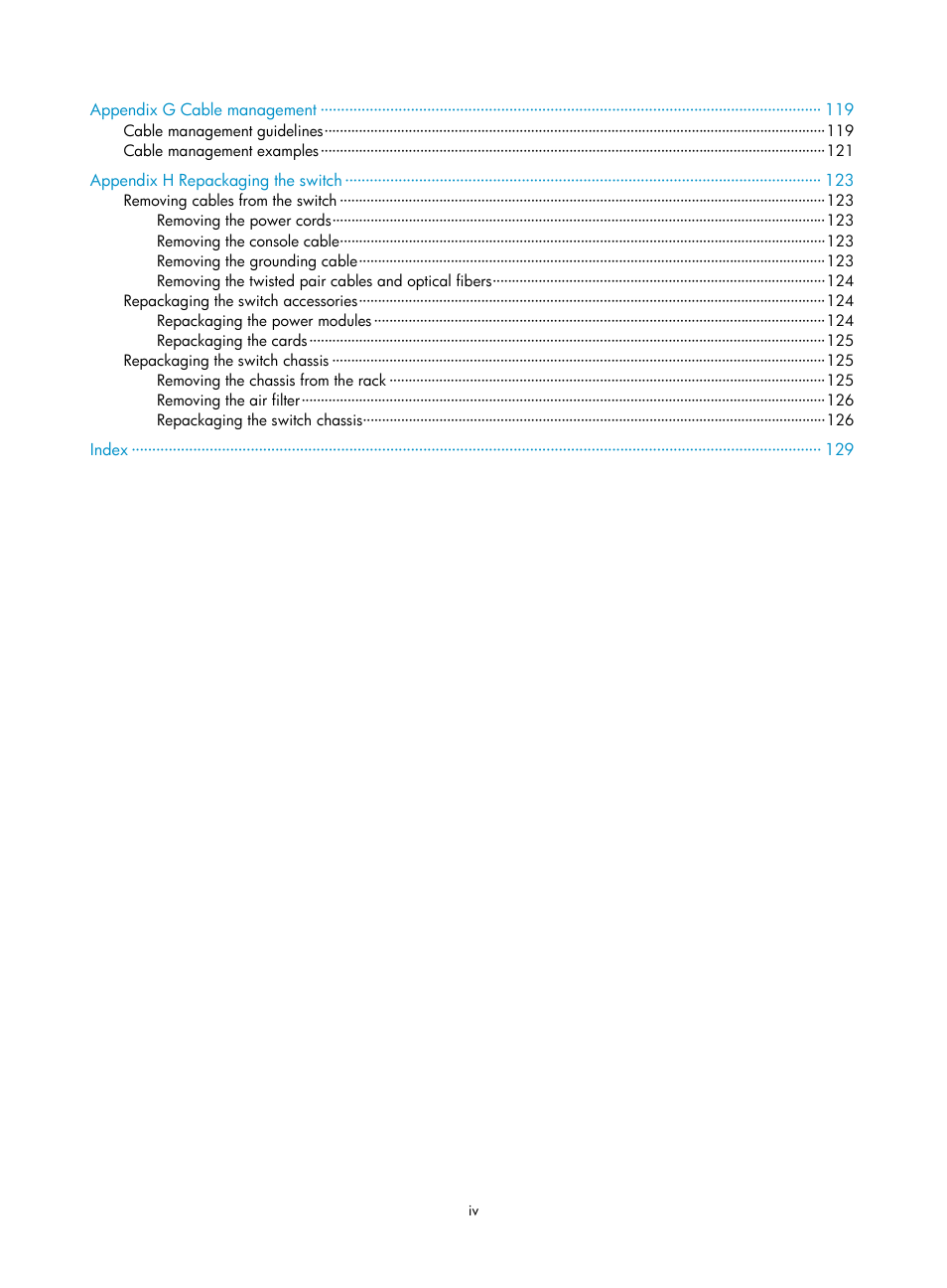 H3C Technologies H3C S10500 Series Switches User Manual | Page 10 / 140
