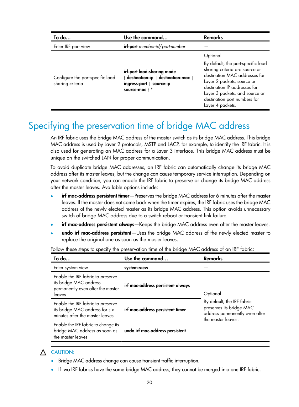 H3C Technologies H3C S10500 Series Switches User Manual | Page 26 / 58