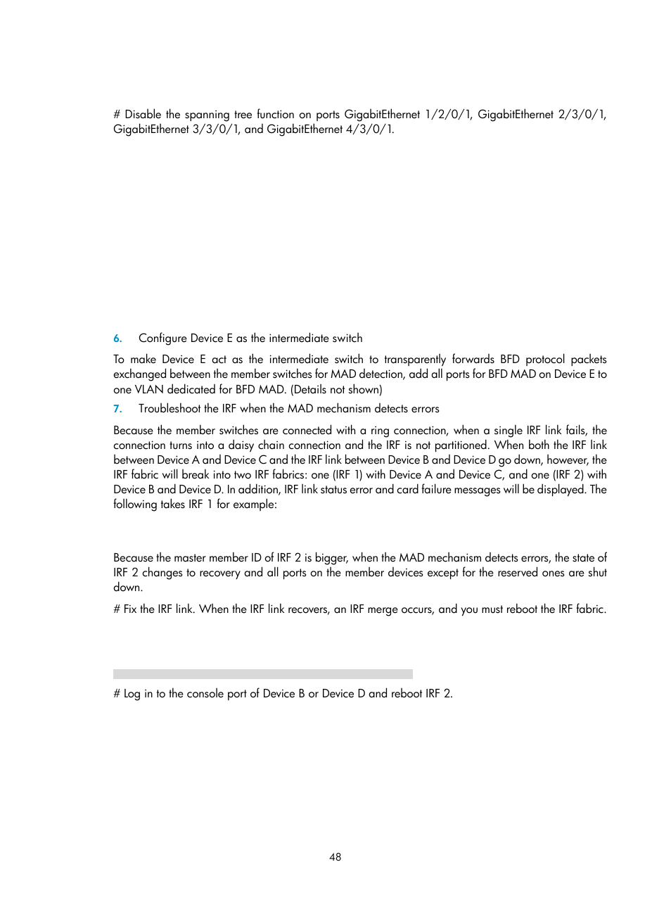 H3C Technologies H3C S10500 Series Switches User Manual | Page 54 / 58
