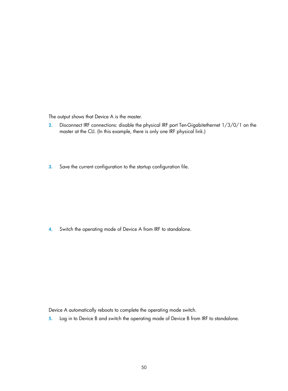 H3C Technologies H3C S10500 Series Switches User Manual | Page 56 / 58