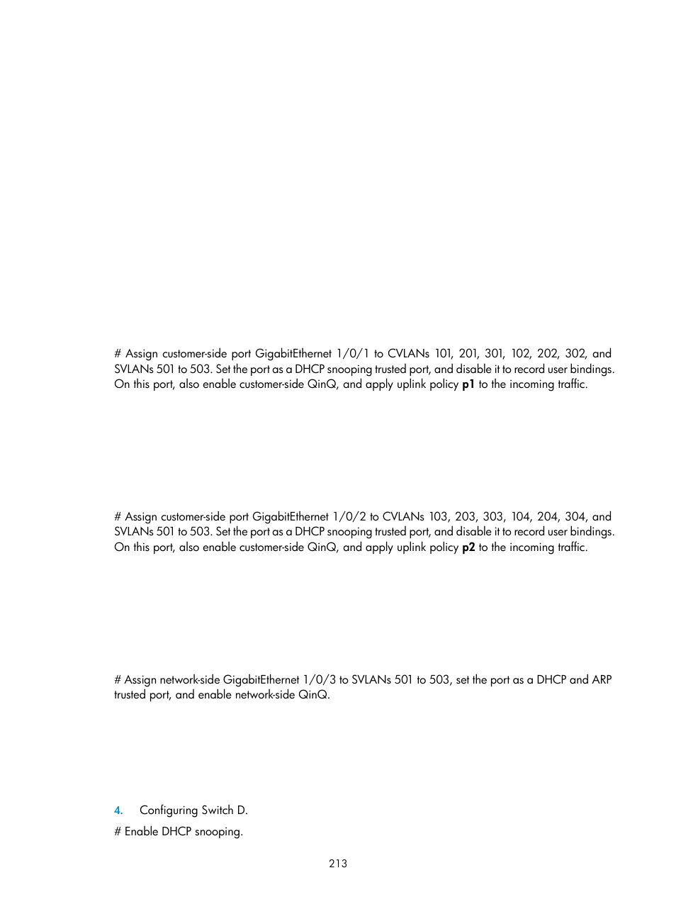 H3C Technologies H3C S10500 Series Switches User Manual | Page 224 / 251