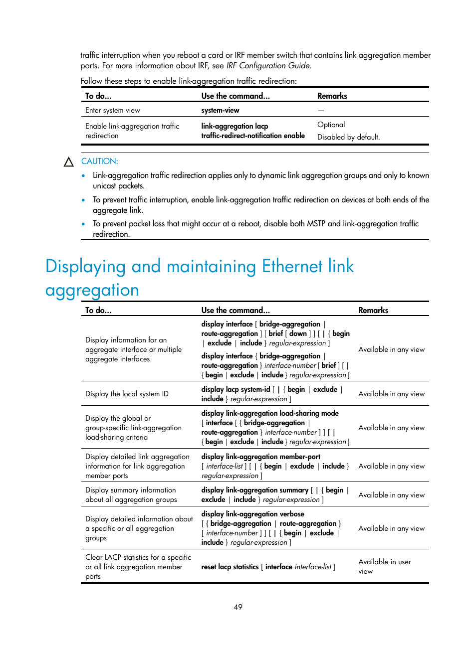 H3C Technologies H3C S10500 Series Switches User Manual | Page 60 / 251