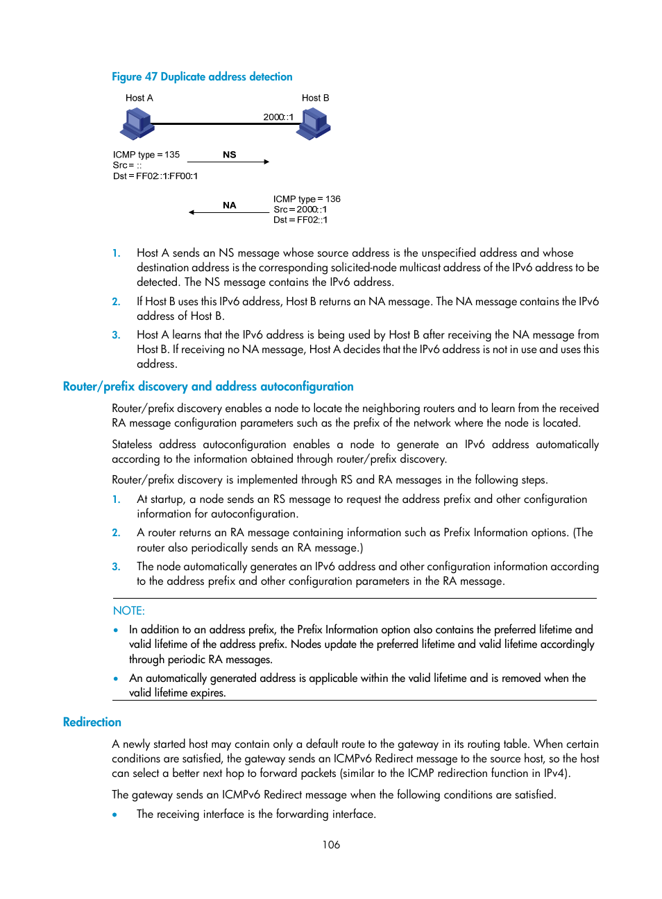 Redirection | H3C Technologies H3C S10500 Series Switches User Manual | Page 117 / 208