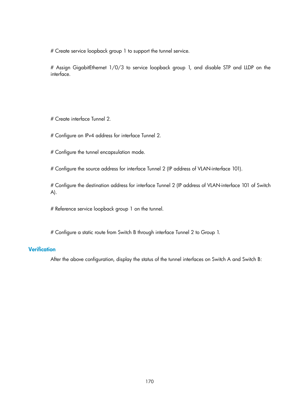 Verification | H3C Technologies H3C S10500 Series Switches User Manual | Page 181 / 208