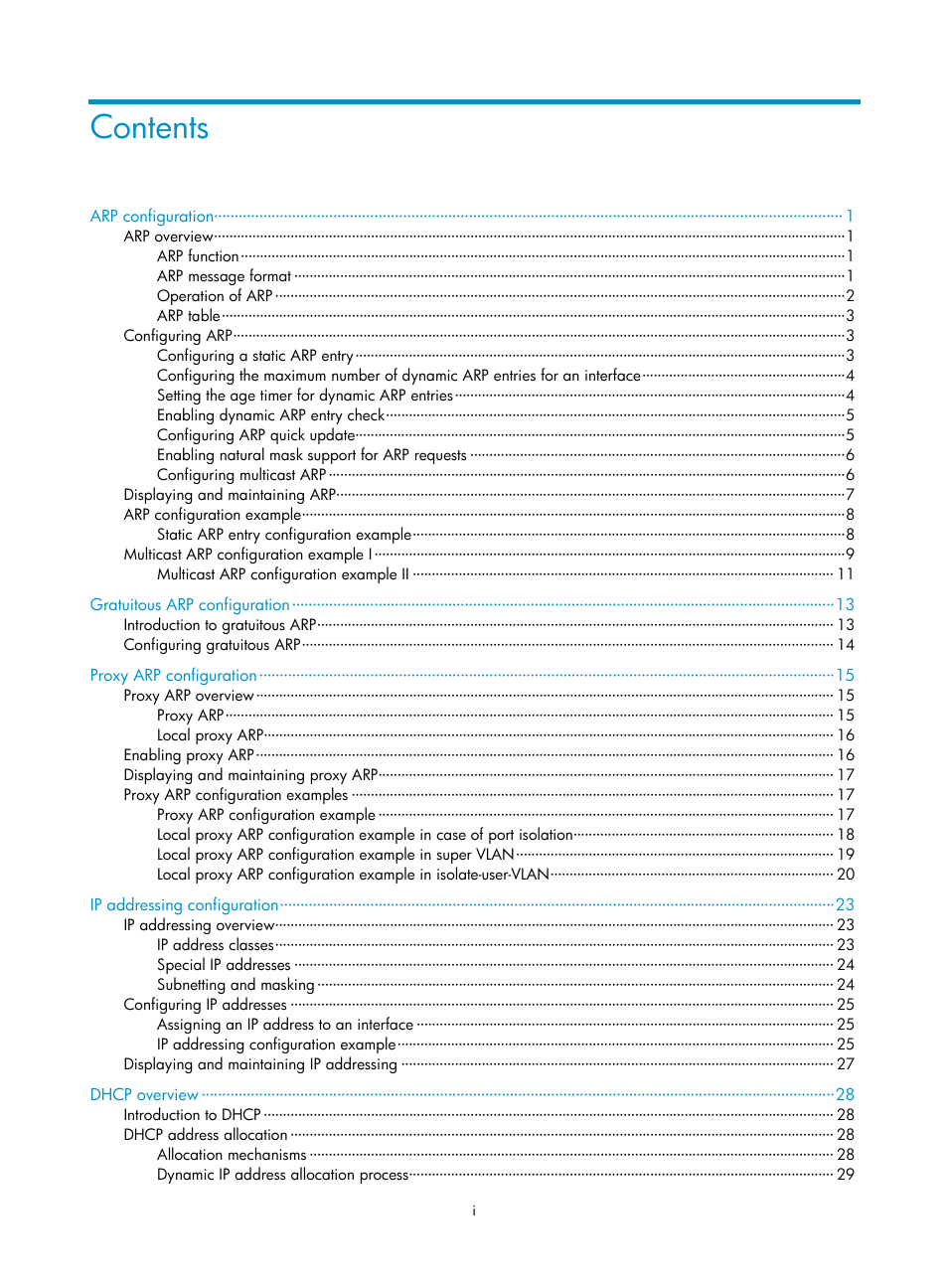 H3C Technologies H3C S10500 Series Switches User Manual | Page 6 / 208