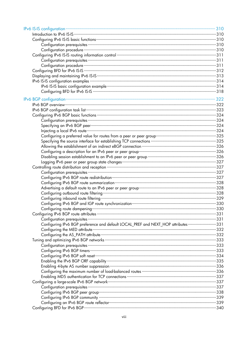 H3C Technologies H3C S10500 Series Switches User Manual | Page 13 / 397