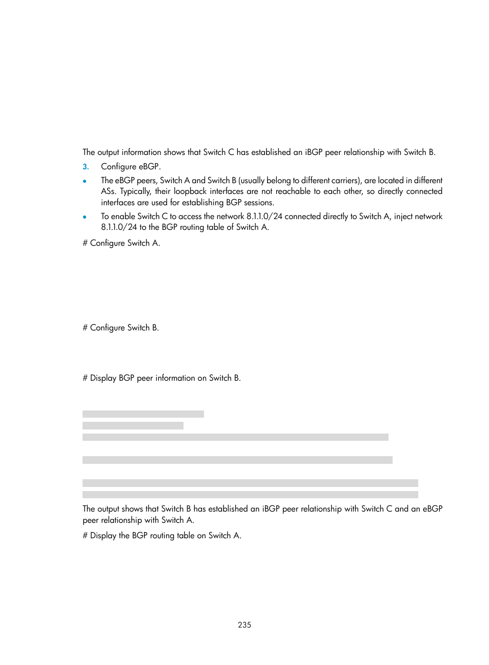 H3C Technologies H3C S10500 Series Switches User Manual | Page 250 / 397