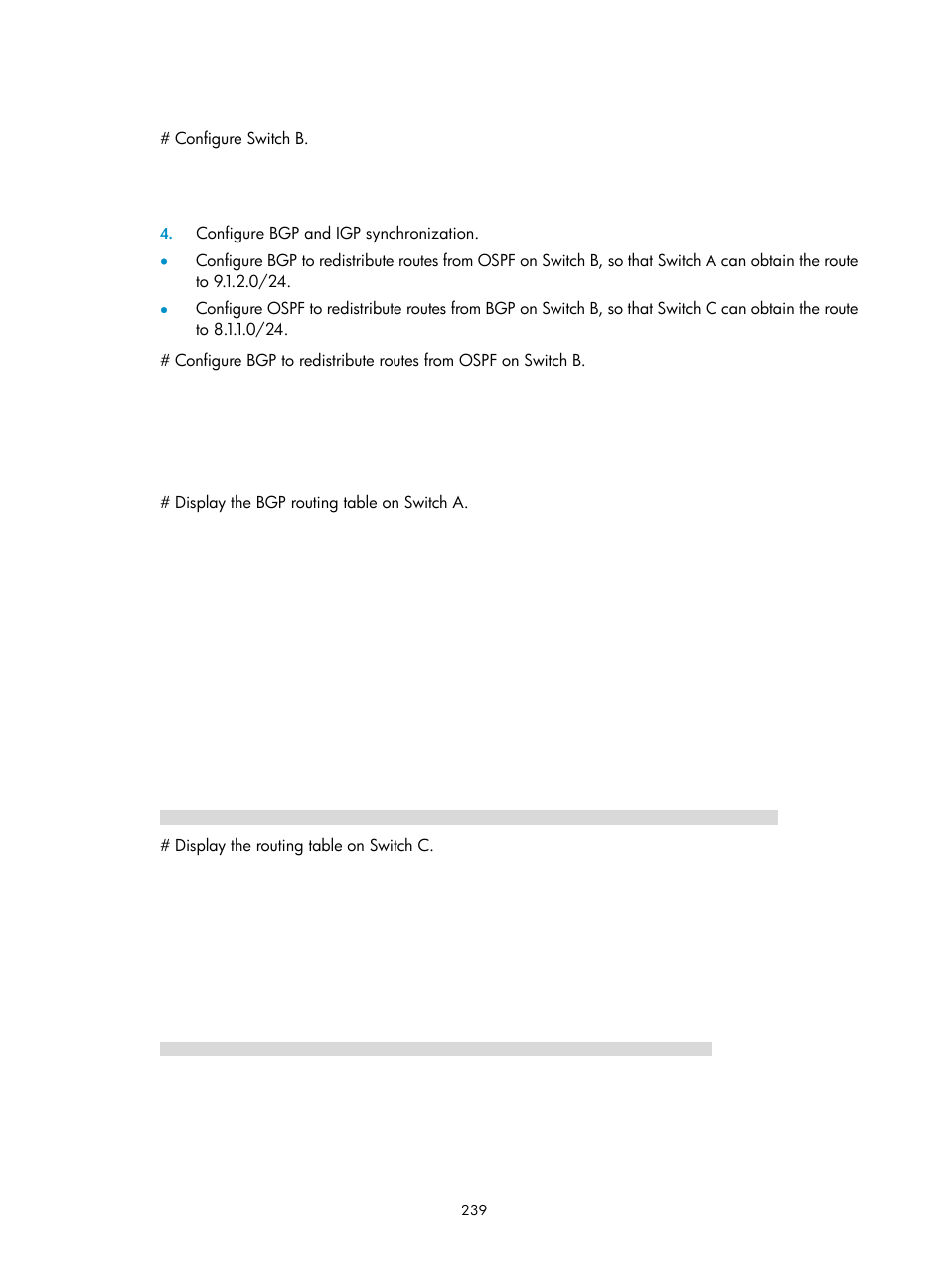 H3C Technologies H3C S10500 Series Switches User Manual | Page 254 / 397