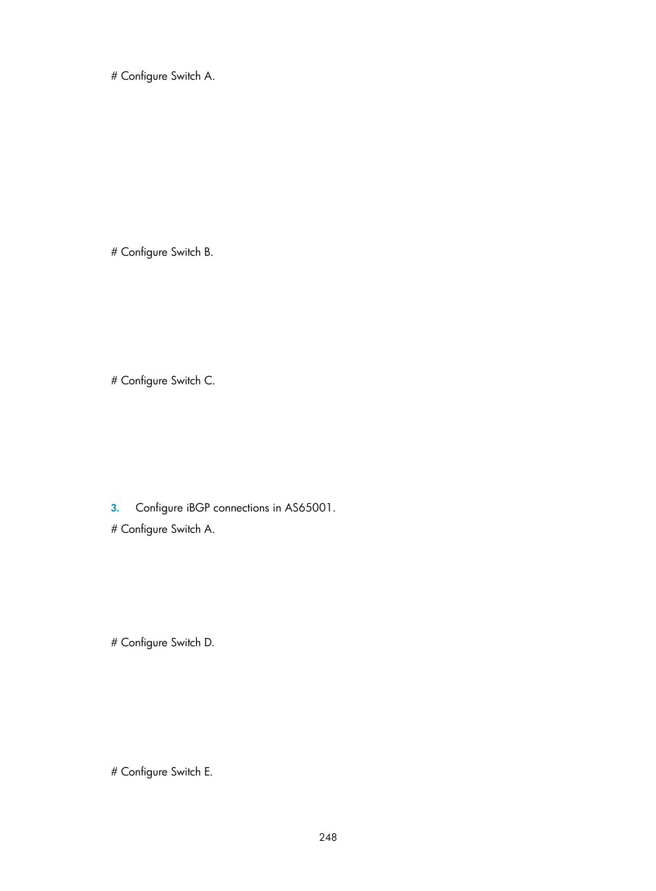 H3C Technologies H3C S10500 Series Switches User Manual | Page 263 / 397
