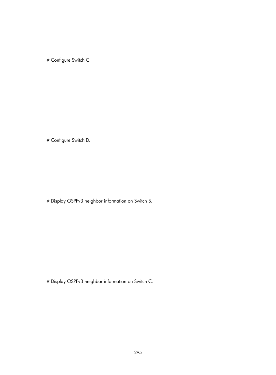 H3C Technologies H3C S10500 Series Switches User Manual | Page 310 / 397