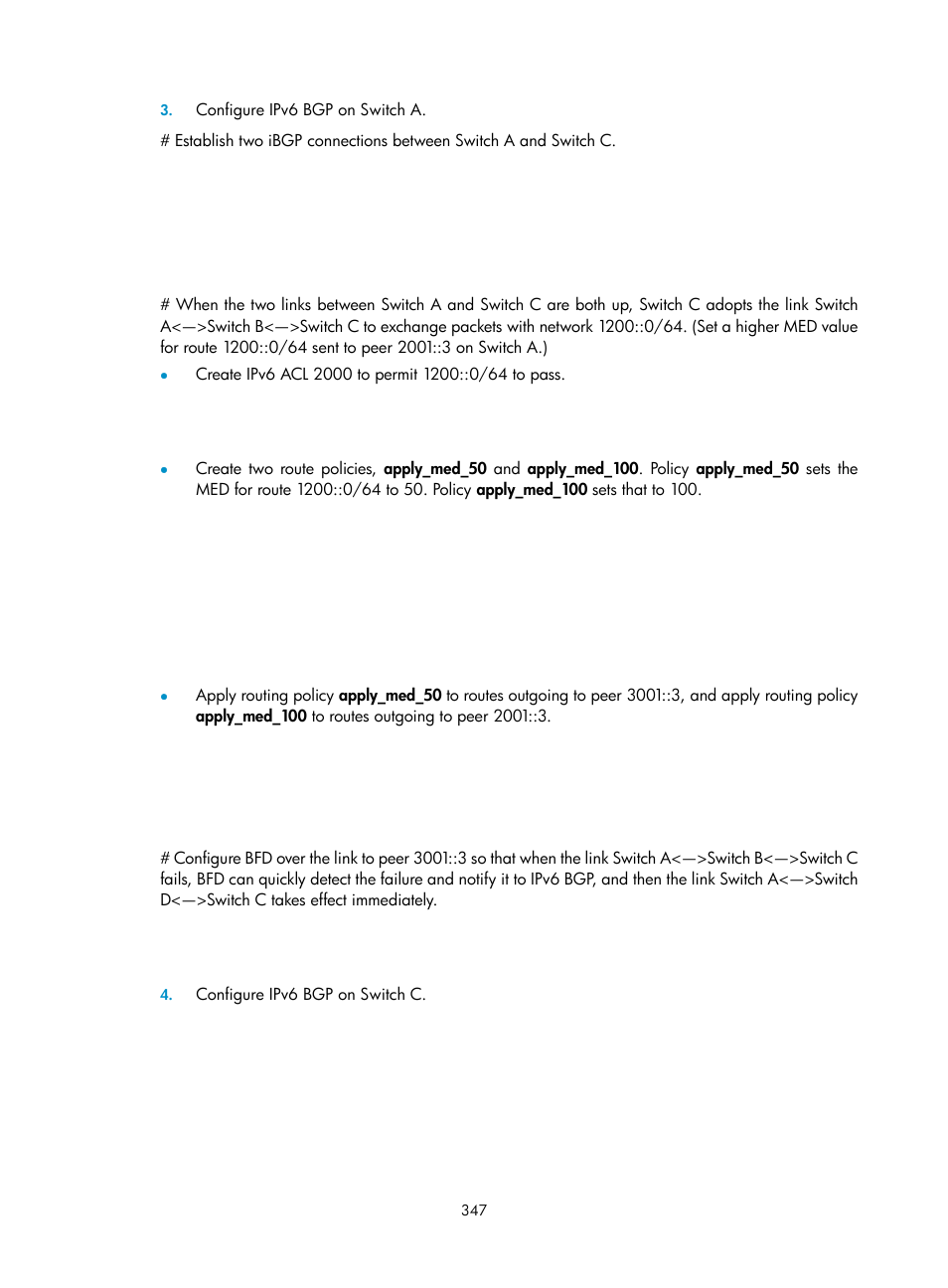 H3C Technologies H3C S10500 Series Switches User Manual | Page 362 / 397