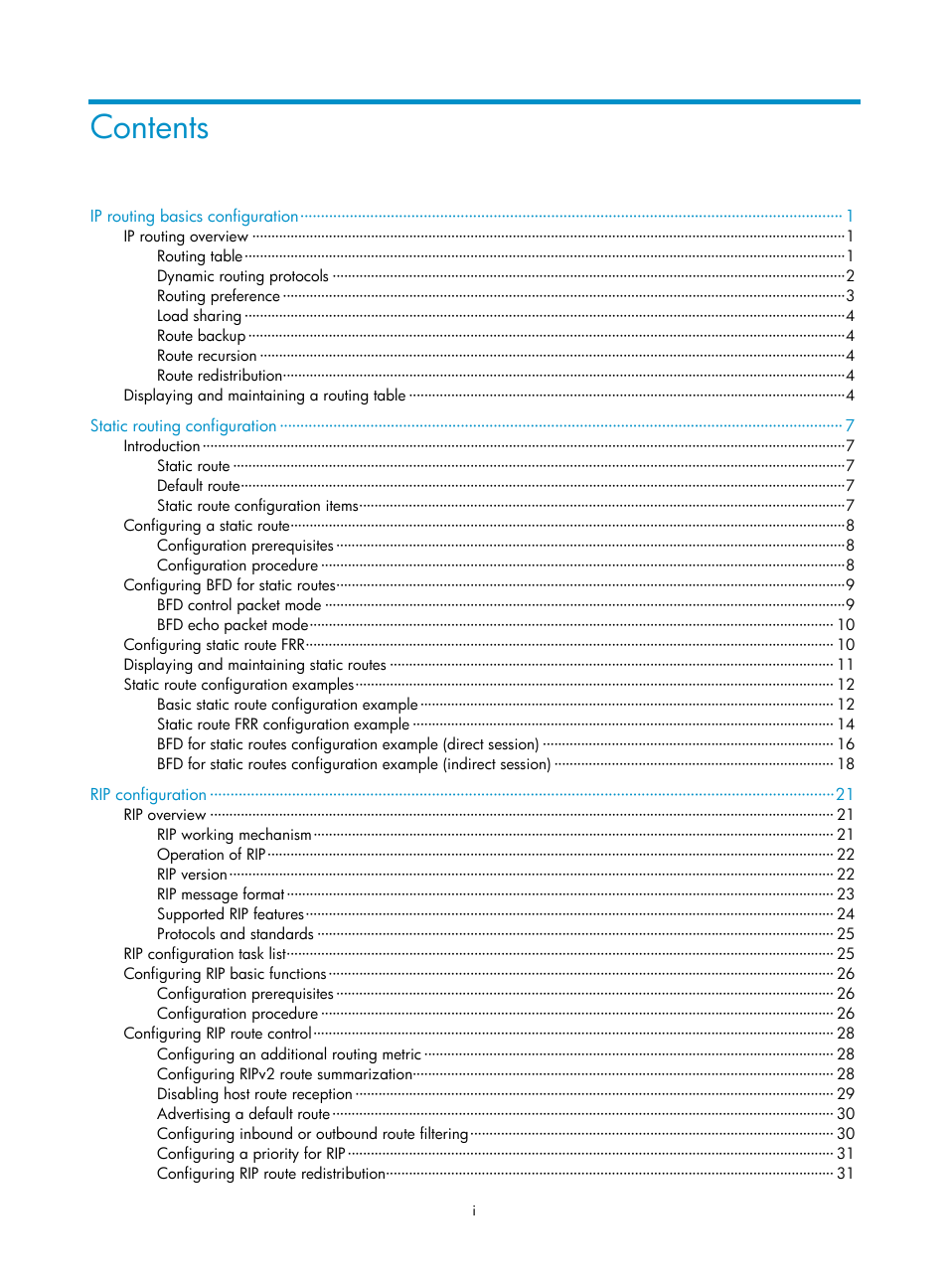 H3C Technologies H3C S10500 Series Switches User Manual | Page 6 / 397