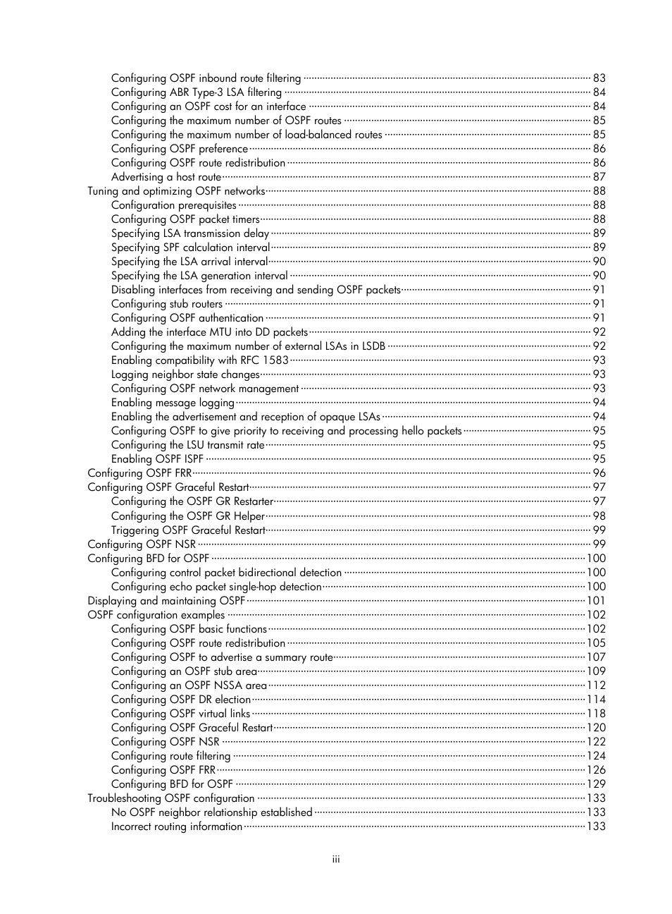 H3C Technologies H3C S10500 Series Switches User Manual | Page 8 / 397