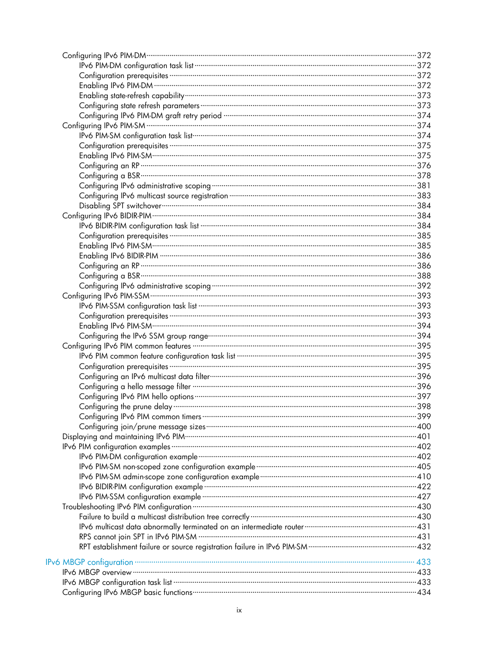 H3C Technologies H3C S10500 Series Switches User Manual | Page 14 / 467