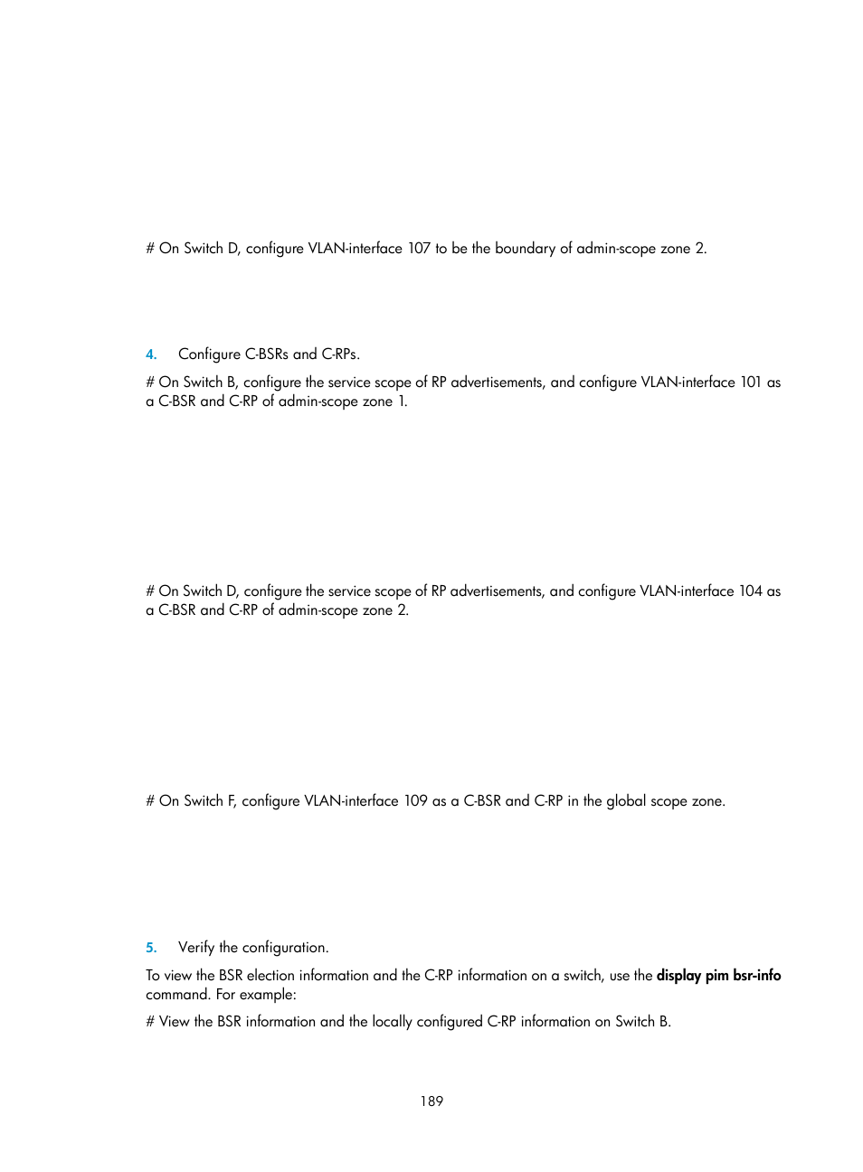 H3C Technologies H3C S10500 Series Switches User Manual | Page 204 / 467