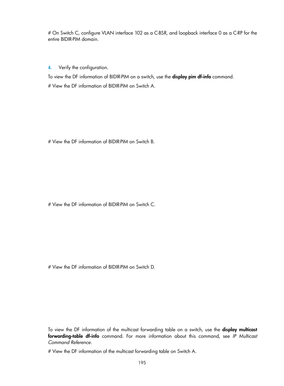 H3C Technologies H3C S10500 Series Switches User Manual | Page 210 / 467