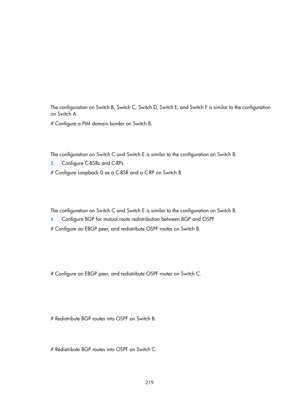 H3C Technologies H3C S10500 Series Switches User Manual | Page 234 / 467