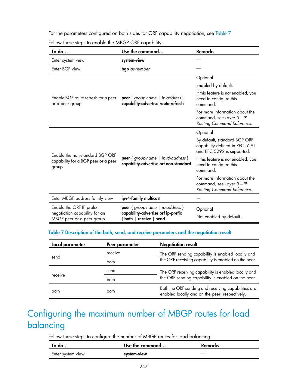 H3C Technologies H3C S10500 Series Switches User Manual | Page 262 / 467