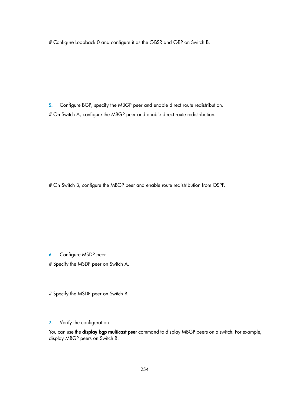 H3C Technologies H3C S10500 Series Switches User Manual | Page 269 / 467