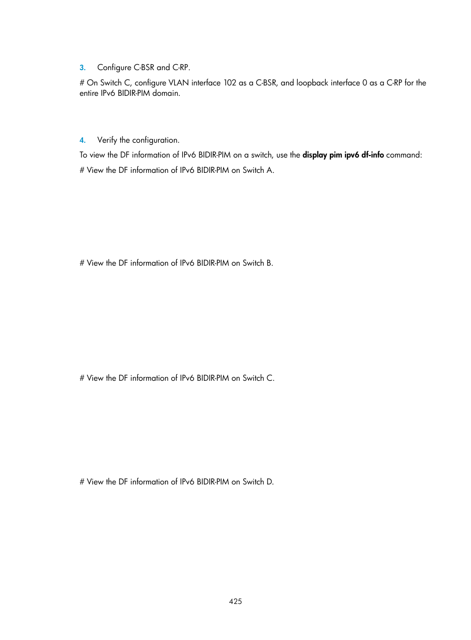 H3C Technologies H3C S10500 Series Switches User Manual | Page 440 / 467