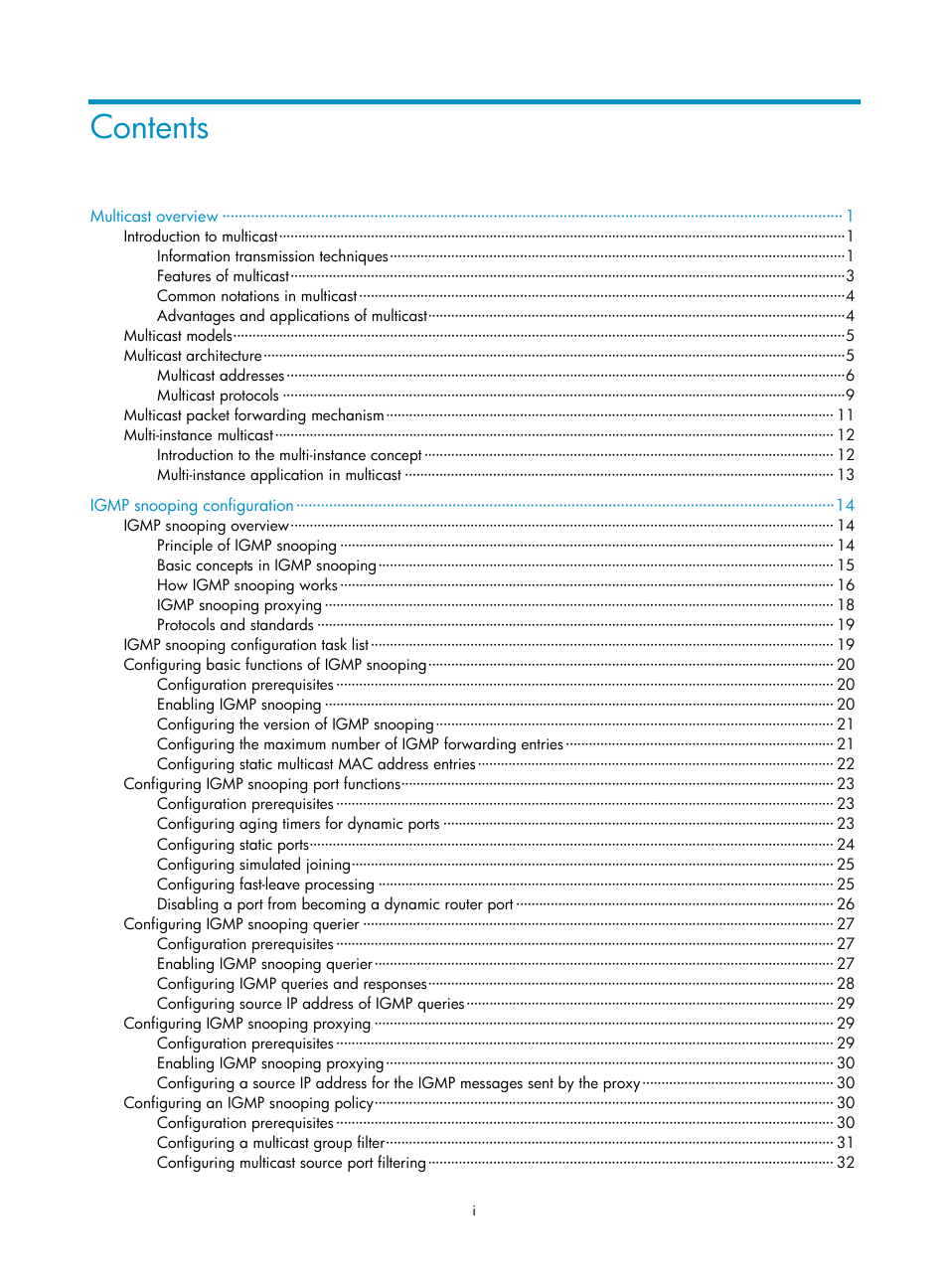 H3C Technologies H3C S10500 Series Switches User Manual | Page 6 / 467