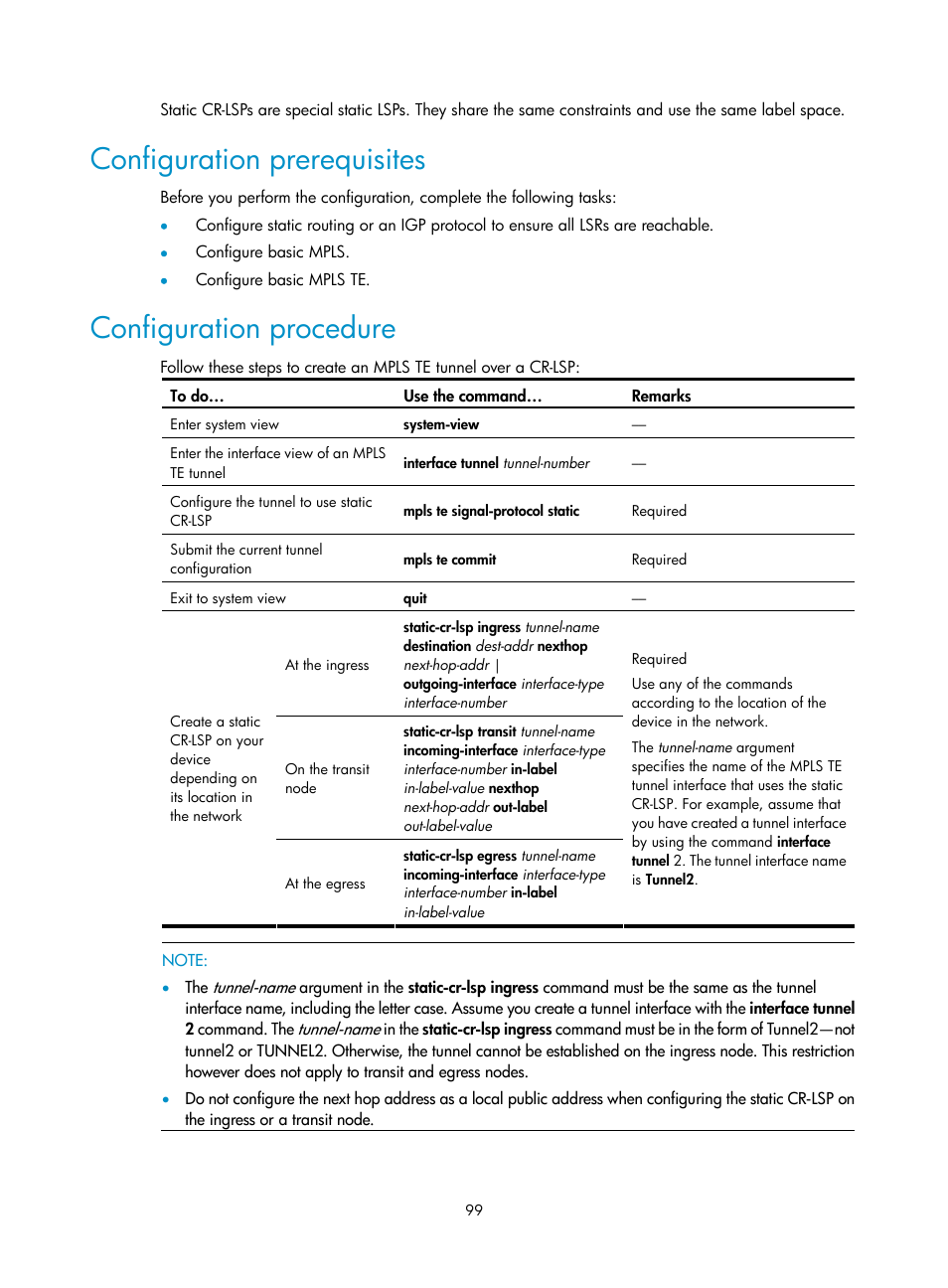 Configuration prerequisites, Configuration procedure | H3C Technologies H3C S10500 Series Switches User Manual | Page 110 / 395