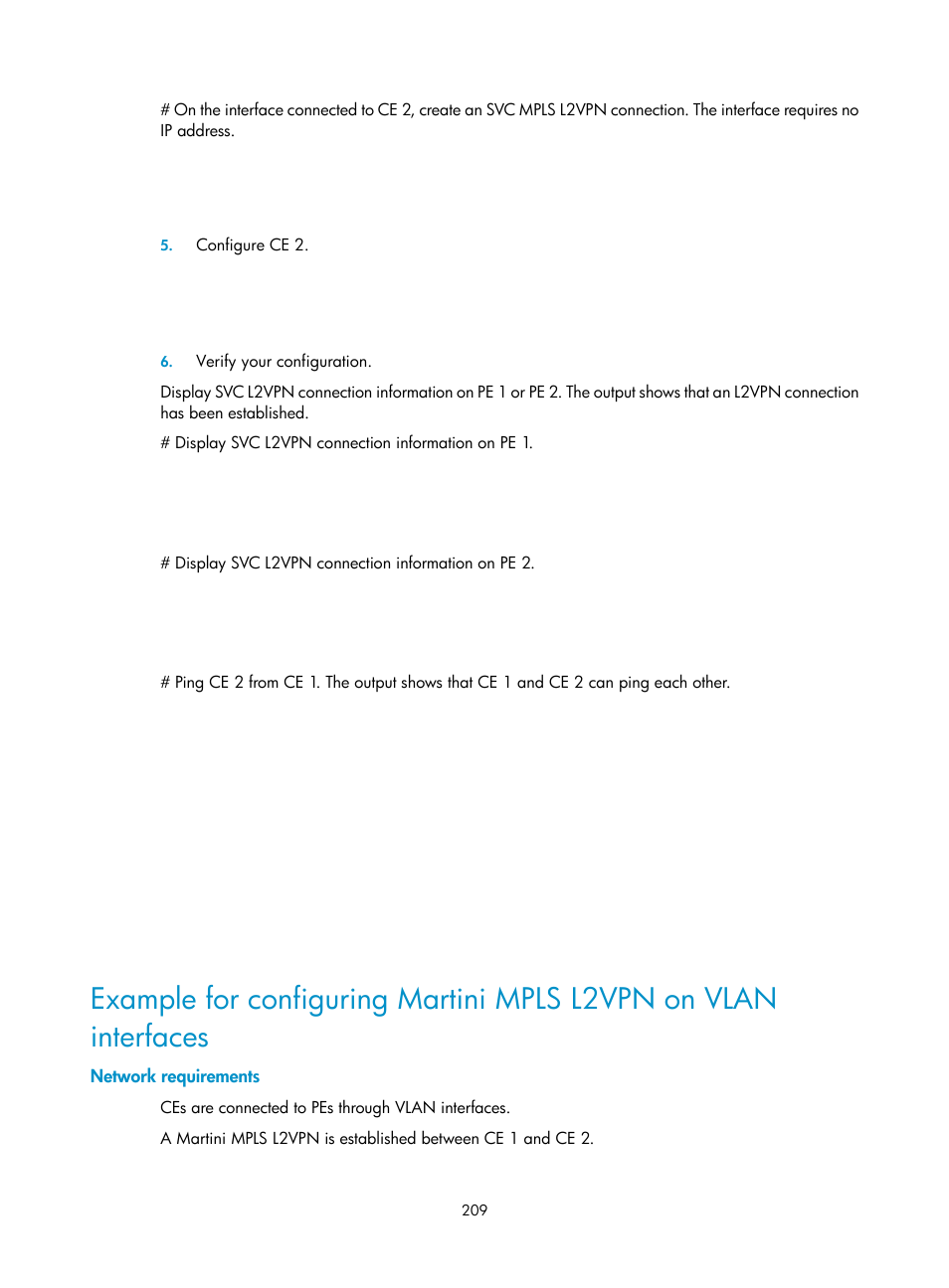 Network requirements | H3C Technologies H3C S10500 Series Switches User Manual | Page 220 / 395