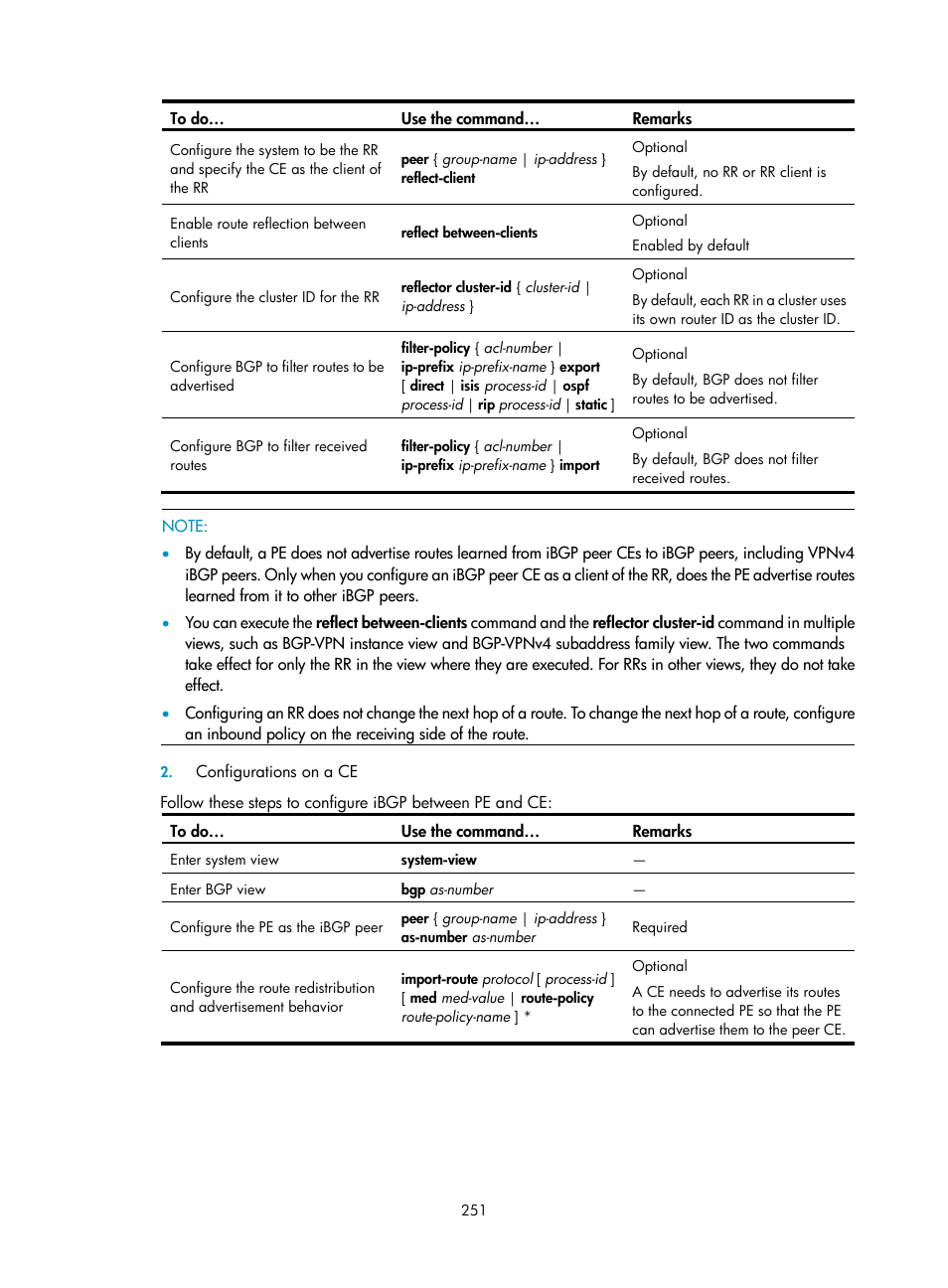 H3C Technologies H3C S10500 Series Switches User Manual | Page 262 / 395