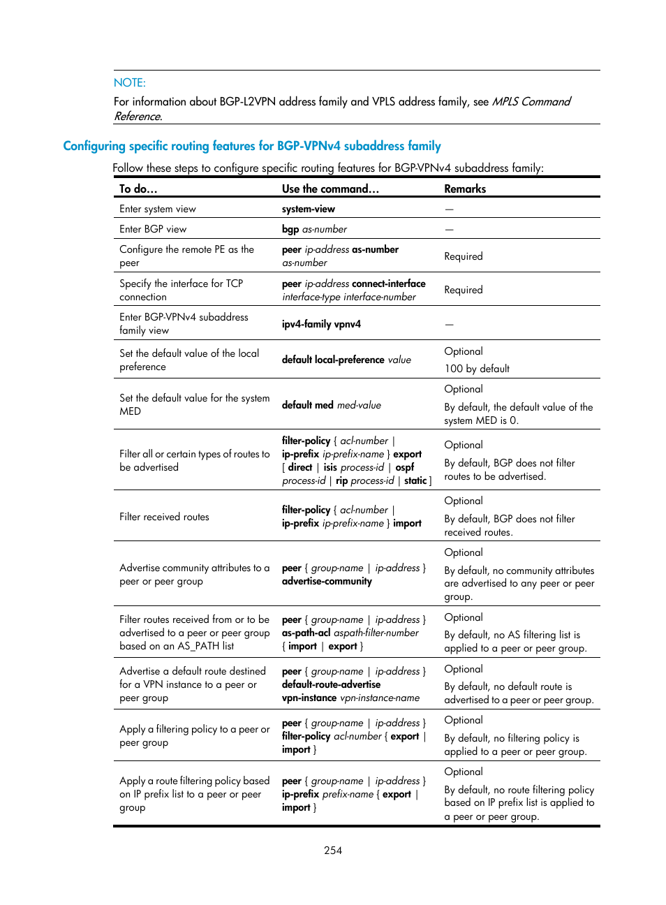 H3C Technologies H3C S10500 Series Switches User Manual | Page 265 / 395