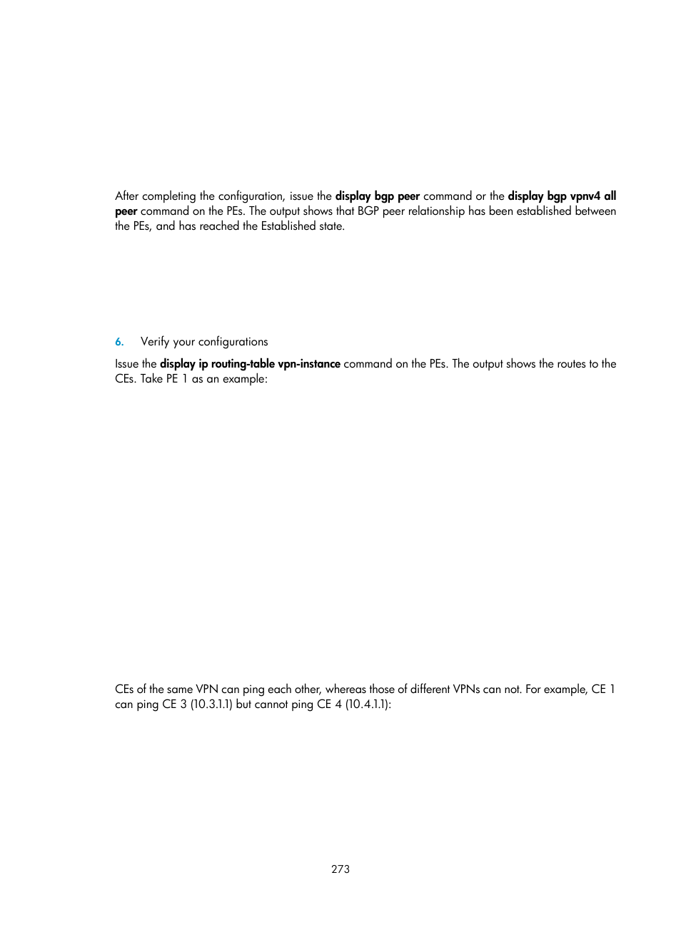 H3C Technologies H3C S10500 Series Switches User Manual | Page 284 / 395