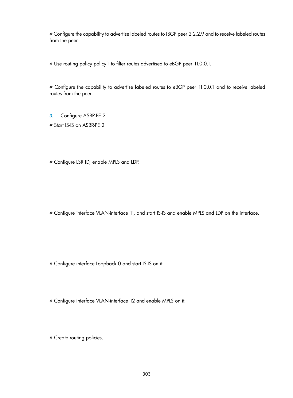 H3C Technologies H3C S10500 Series Switches User Manual | Page 314 / 395
