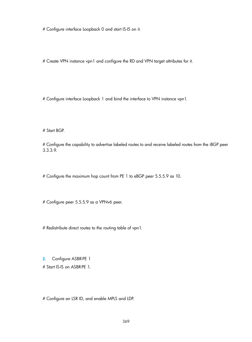 H3C Technologies H3C S10500 Series Switches User Manual | Page 380 / 395