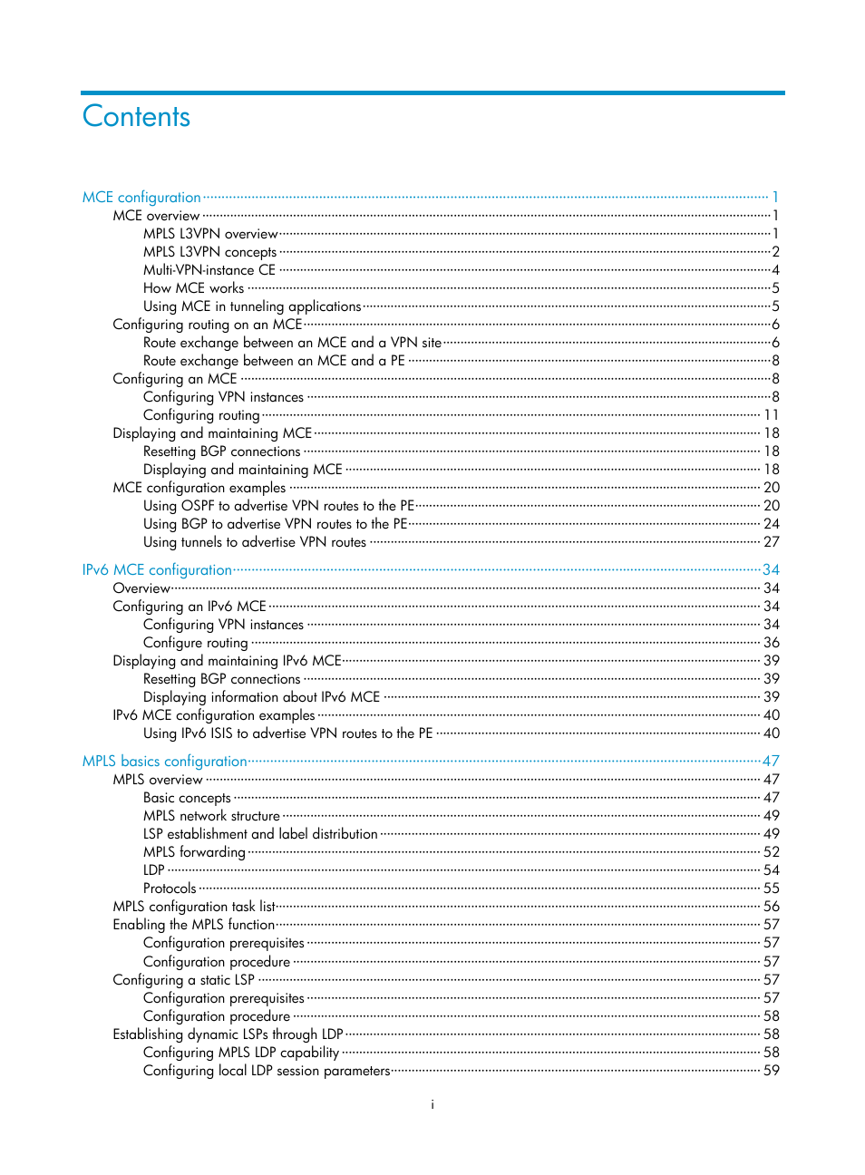 H3C Technologies H3C S10500 Series Switches User Manual | Page 6 / 395