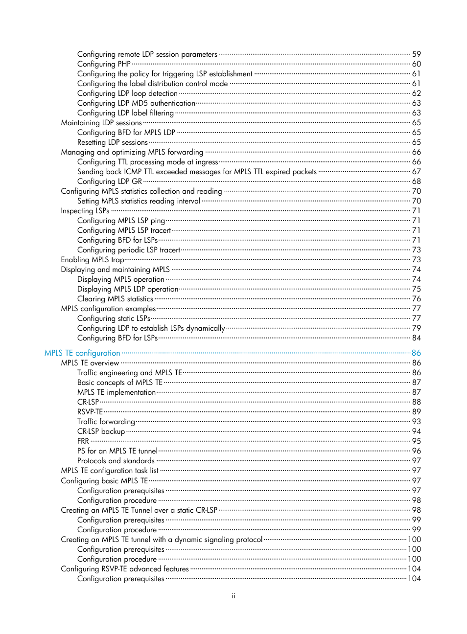 H3C Technologies H3C S10500 Series Switches User Manual | Page 7 / 395