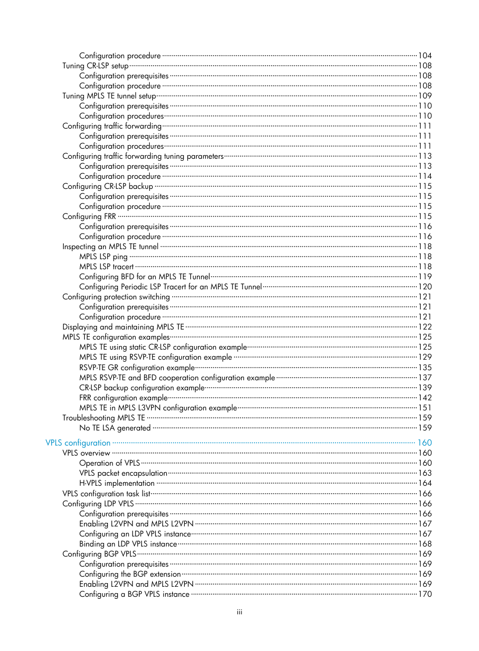 H3C Technologies H3C S10500 Series Switches User Manual | Page 8 / 395