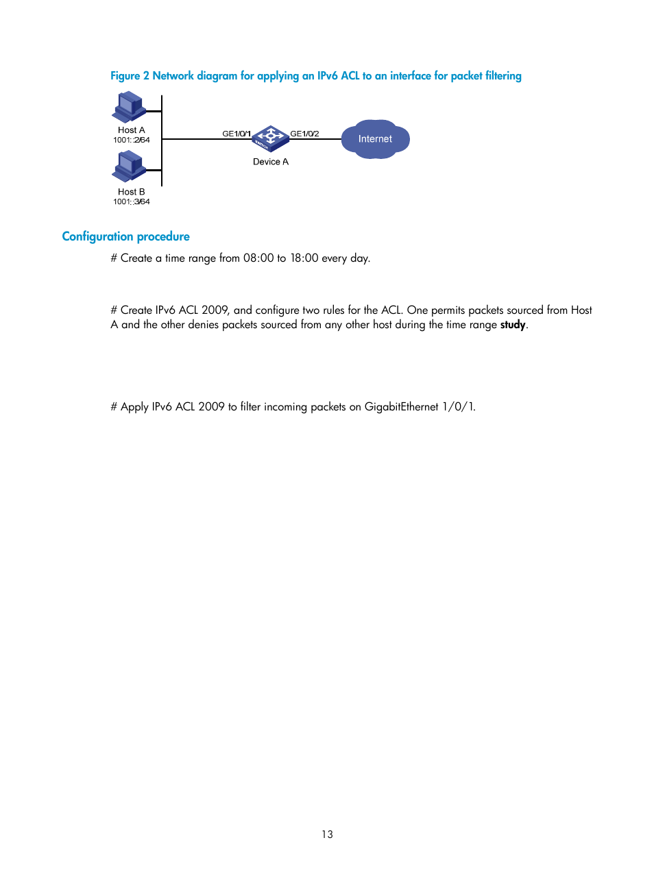 Configuration procedure, Figure 2 | H3C Technologies H3C S10500 Series Switches User Manual | Page 21 / 97