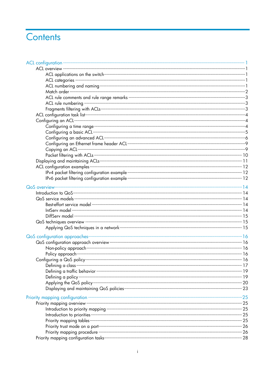 H3C Technologies H3C S10500 Series Switches User Manual | Page 6 / 97